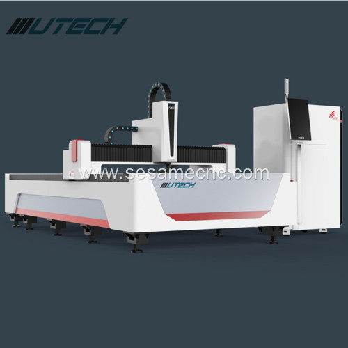 fiber laser cutting machine for metal rotary attachment